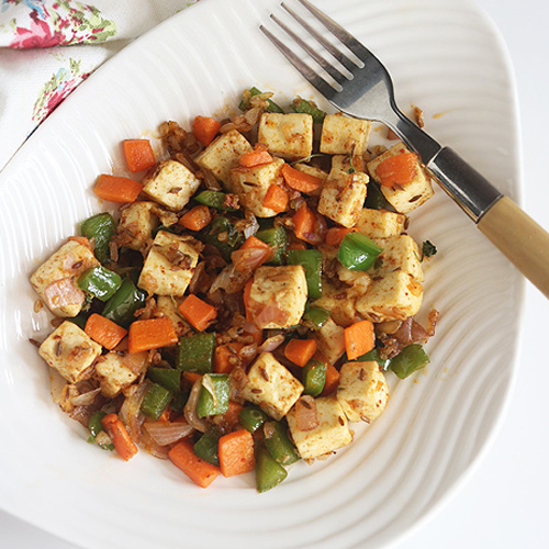 Mixed Vegetable with Paneer (1:3)